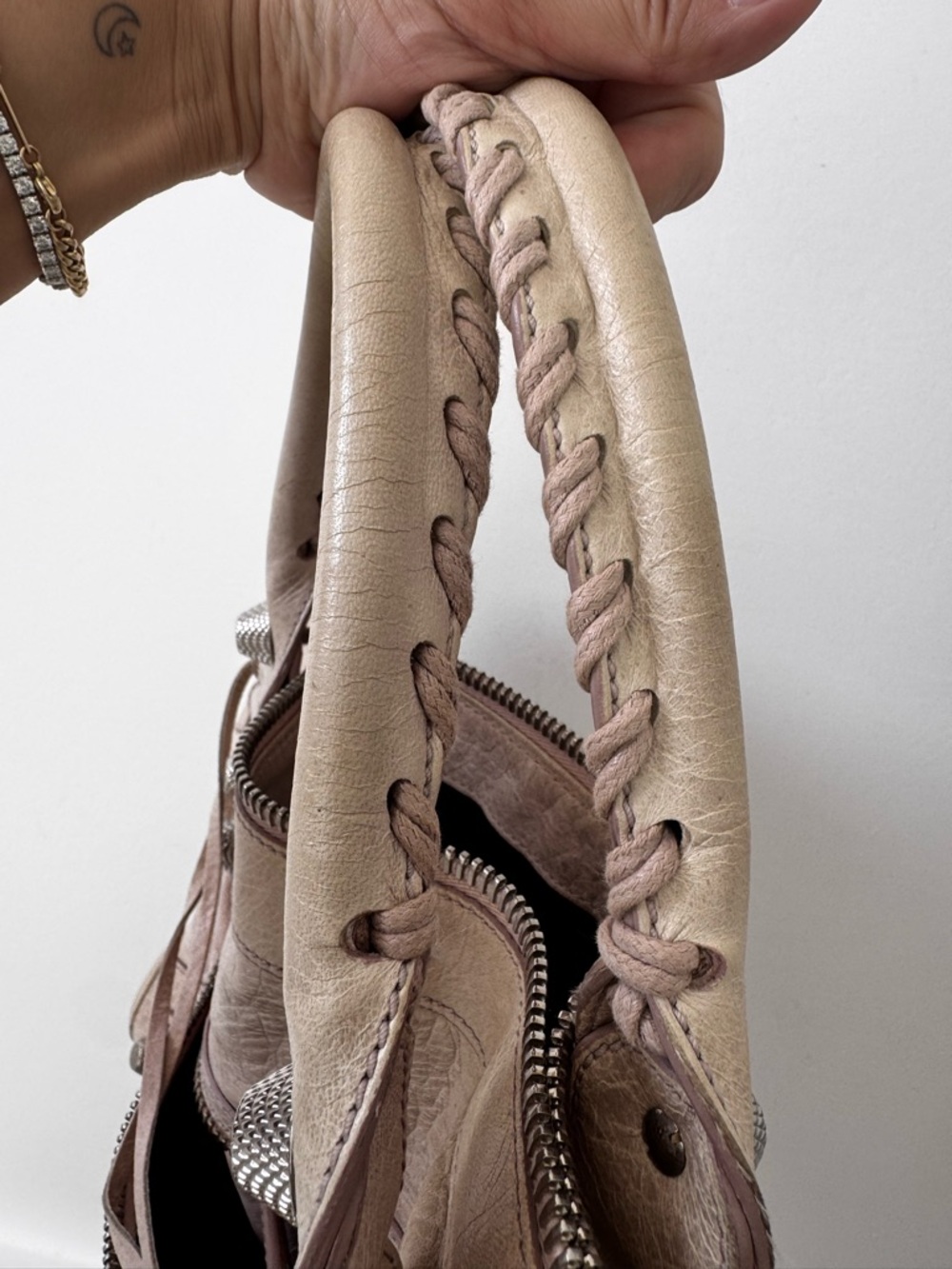 Balenciaga dusty pink Leather Work Bag - Picture 9 of 16